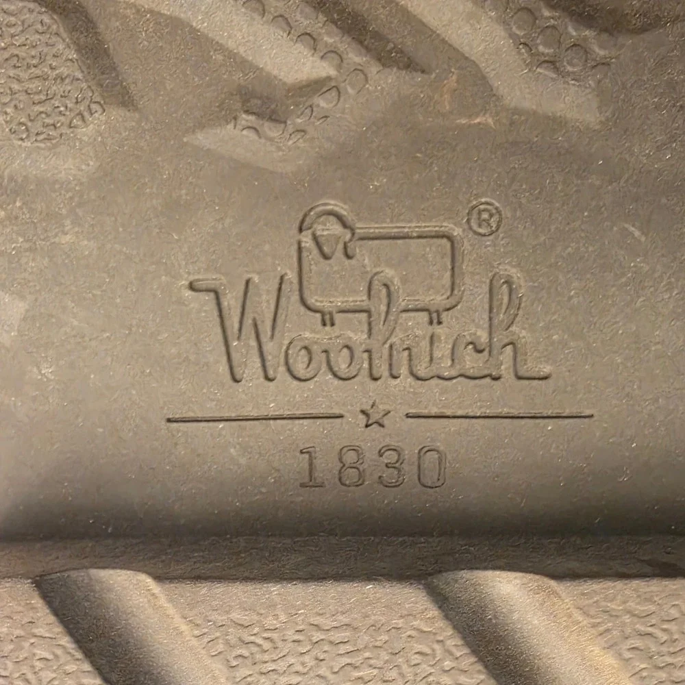Woolrich Mens 8 Waterproof Duck Boots Tan Suede Shearling Lined Winter Gorpcore